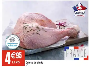 Cora x Carrefour Cuisse de dinde offre