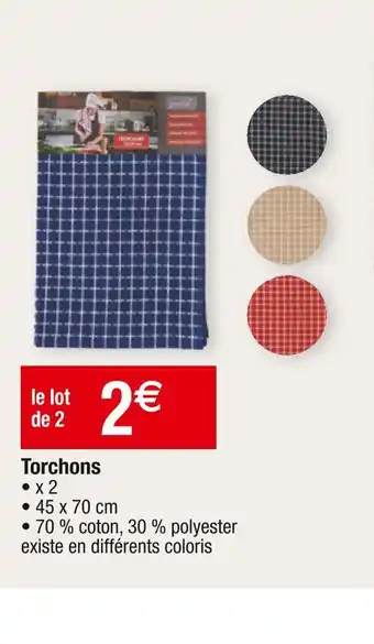 Cora x Carrefour Torchons offre