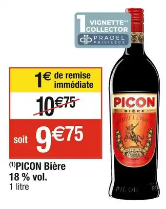Cora x Carrefour Picon bière 18 % vol offre