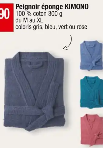 Cora x Carrefour Peignoir éponge kimono offre