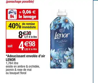 Cora x Carrefour Lenor *adoucissant envolée d’air offre