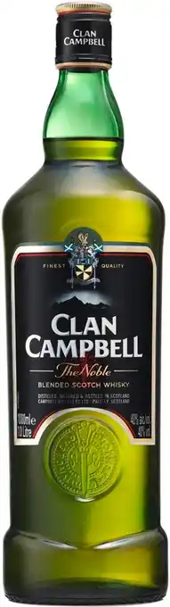 Match Clan campbell scotch whisky offre