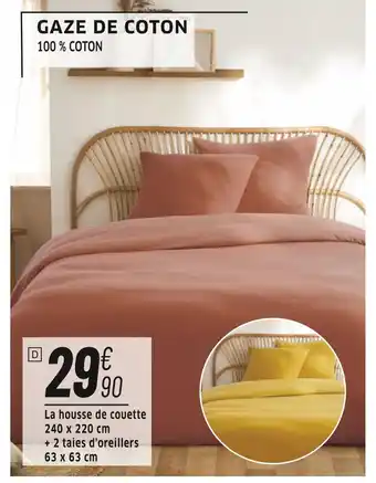 Cora x Carrefour Gaze de coton offre