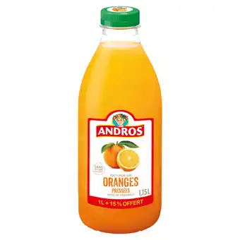 Carrefour Market Andros pur jus de fruits offre