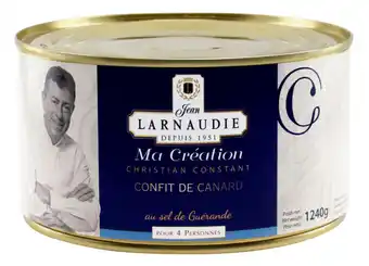 Carrefour Market Jean larnaudie confit de canard offre