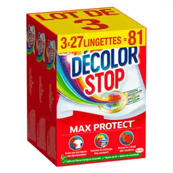 Carrefour Market Decolor stop lingettes anti-décoloration offre
