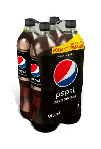 Carrefour Market Pepsi sans sucres format familial offre