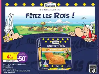 Intermarché Pasquier galette des rois frangipane offre