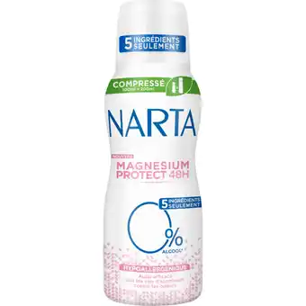 Carrefour Market Narta déodorant protection 48h offre
