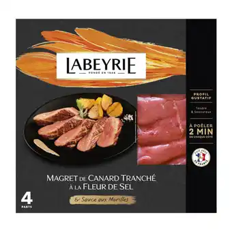 Carrefour Market Labeyrie magret de canard tranché à la fleur de sel offre