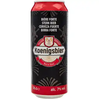 Carrefour Market Koenigsbier bière blonde offre
