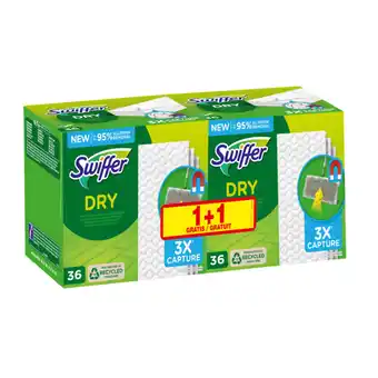 Carrefour Market Swiffer lingettes recharge balai offre