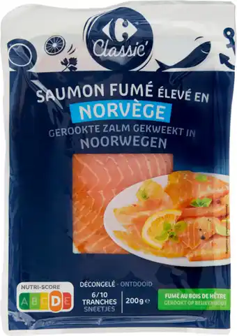 Carrefour Market Carrefour classic' saumon fumé de norvège offre