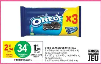 Intermarché Oreo oreo classique original offre