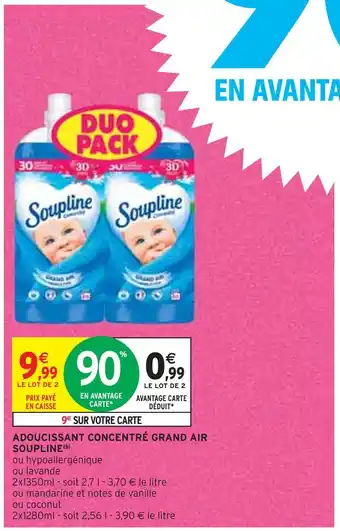 Intermarché Soupline adoucissant concentré grand air(b) offre