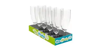 Carrefour Market Lot de 10 flûtes offre