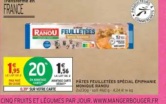 Intermarché Monique ranou pâtes feuilletées spécial épiphanie offre