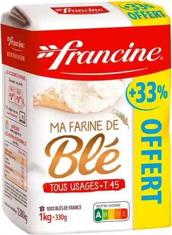 Match Francine farine de blé offre