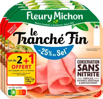 Match Fleury michon jambon offre