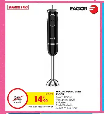 Fagor mixeur plongeant