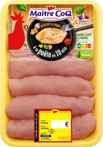 Match Maitre coq escalope de dinde offre