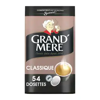 Carrefour Grand mere dosettes de café offre
