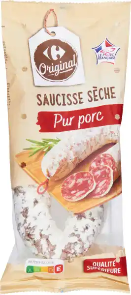 Carrefour Carrefour original saucisse sèche offre