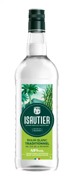 Carrefour Isautier rhum blanc traditionnel de la réunion offre