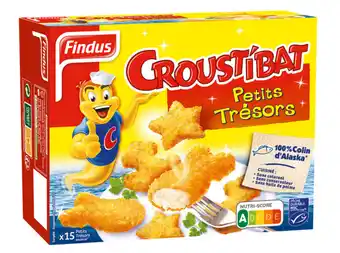 Carrefour Findus croustibat petits trésors panés surgelés offre