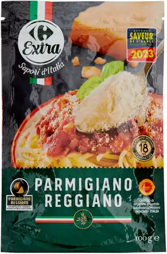 Carrefour Carrefour extra parmigiano reggiano râpé a.o.p offre