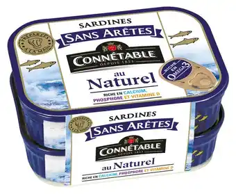 Carrefour Connetable sardine sans arêtes offre