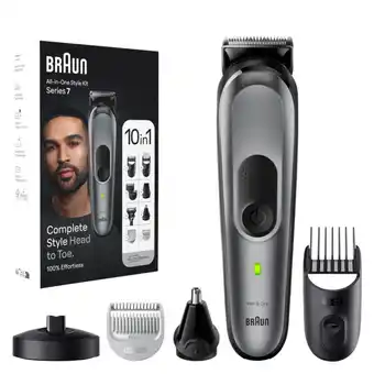 Carrefour Braun tondeuse multigroomer 10 en 1 offre