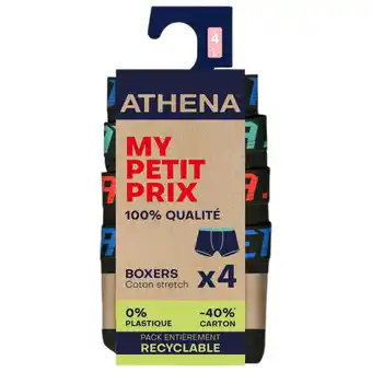 Carrefour Athena boxers homme my petit prix offre