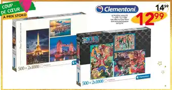 Stokomani Clementoni le puzzle adulte offre