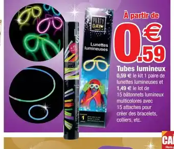 Tubes lumineux