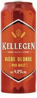 Petit Casino Kellegen BIÈRE BLONDE PUR MALT 4,2% VOL. 0,5L offre