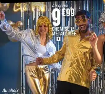 CHEMISE METALLISEE