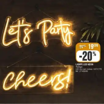 La Foir'Fouille LAMPE LED NÉON offre