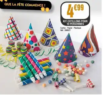 La Foir'Fouille KIT COTILLONS POUR 10 PERSONNES offre