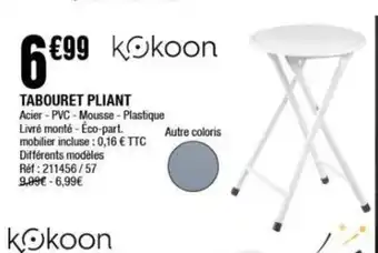 La Foir'Fouille TABOURET PLIANT offre