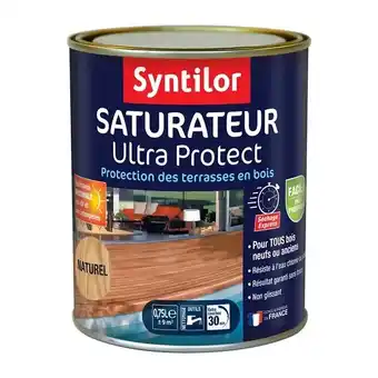 Bricomarché Saturateur ultra protect naturel mat pour bois, 0.75 l offre