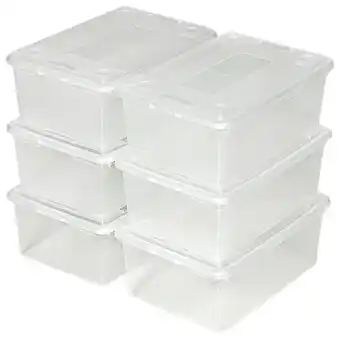 Bricorama 36 boîtes de rangement plastique offre