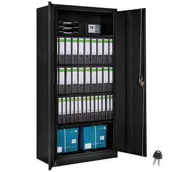Bricorama Armoire de classement blain avec 5 étagères 40x80x180cm offre