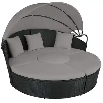 Bricorama Bain de soleil rond modulable santorin offre