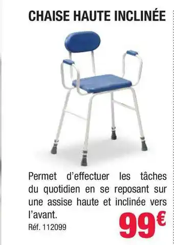 Bastide Chaise Haut Inclinée offre