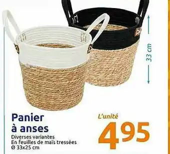 Action Panier à Anses offre
