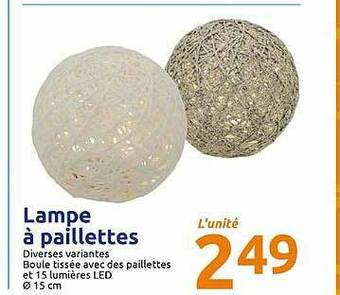 Action Lampe à Paillettes offre