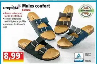 Norma Mules Confort Camprella offre