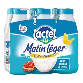 Auchan Lait matin léger de lactel offre