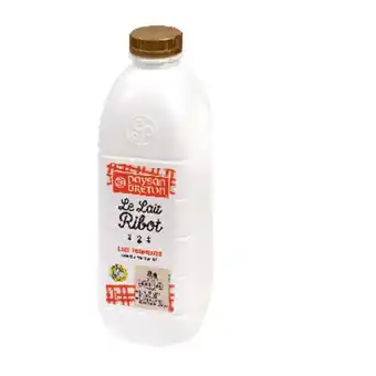 Auchan Le lait ribot paysan breton offre